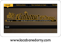 Création de site internet pour un magasin de meubles Création de site vitrine